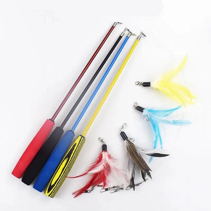 Interactive Cat Feather Toy