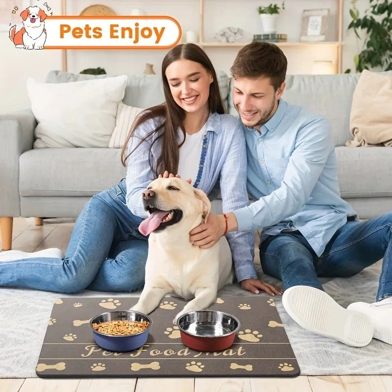 Pet Placemat No Stain Quick Drying Absorbent