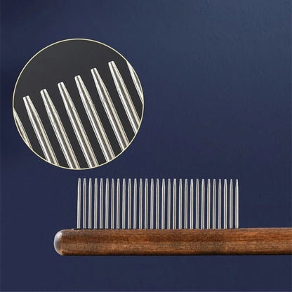 Premium Cat Comb: Stainless Steel Grooming for a Healthy Coat