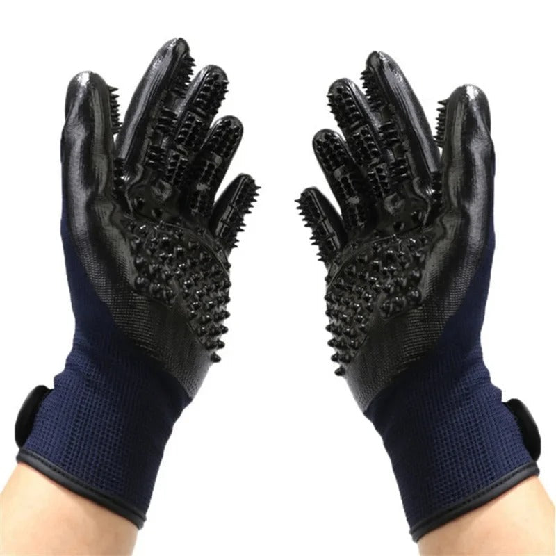 Cat Grooming Gloves Gentle Care & Easy Shedding Control