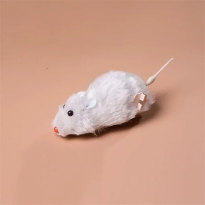 Funny Lifelike Plush Mouse Running Rat Toy