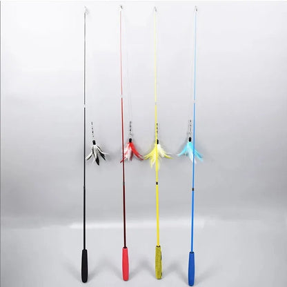 Interactive Cat Feather Toy