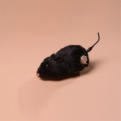 Funny Lifelike Plush Mouse Running Rat Toy