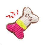 Bone Plush Chew Toy