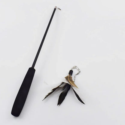 Interactive Cat Feather Toy