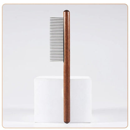 Premium Cat Comb: Stainless Steel Grooming for a Healthy Coat