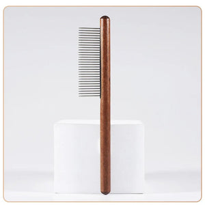 Premium Cat Comb: Stainless Steel Grooming for a Healthy Coat