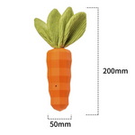 Eco-Friendly Natural Rubber Carrot for Dogs