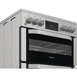 Hotpoint HDE6VDCASX Freestanding 60cm Electric Double Cooker – Inox