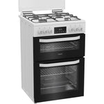 Hotpoint HDG6GDCW Freestanding 60cm Gas Double Cooker – White