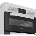 Hotpoint HDG6GDCW Freestanding 60cm Gas Double Cooker – White