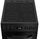 Hotpoint HDE5VDCB 50cm Electric Cooker with Ceramic Hob – Black