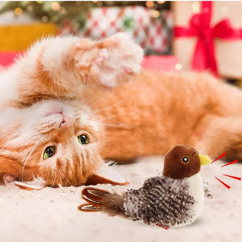 Chirping Bird Toy For Cats