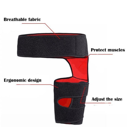 Adjustable Belt Hip Sciatica Nerve Pain Relief Groin Wrap Brace Rib Support UK