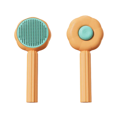 GroomEase Self-Cleaning Cat Brush